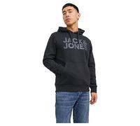 Felpa Jack & Jones con cappuccio Corp Logo Noir XS