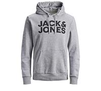 Felpa con cappuccio Jack & Jones Corp Logo Gris XL