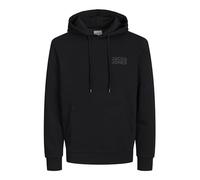JACK & JONES Jjecorp Logo Sweat Hood Noos Felpe con cappuccio, Nero, L Uomo