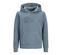 Jack & Jones - Jjecorp Logo Sweat Hood Noos Jr Blu - Abbigliamento 10A Blu