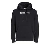 Felpa con cappuccio e logo Jack & Jones Corp Play Noir L