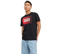 JACK & JONES JJECORP LOGO TEE PLAY SS O-NECK NOOS, T-Shirt Uomo, Nero (Black), M