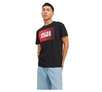 Maglietta con scollo rotondo Jack & Jones Corp Logo Noir M