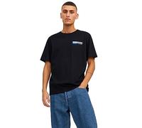 Maglietta con scollo rotondo Jack & Jones Corp Logo Small Noir S