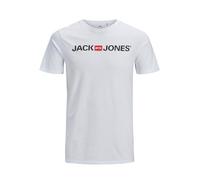 JACK & JONES JJECORP LOGO TEE SS CREW NECK NOOS PLS, T-Shirt Uomo, Bianco (White), 3XL