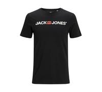 JACK & JONES Jjecorp Logo Tee SS Crew Neck Noos T-Shirt, Black, S Uomo