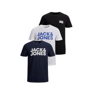 Jack & Jones Jjecorp Logo Tee SS O-Neck 3pk MP T-Shirt Uomo