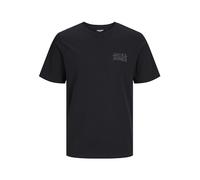 JACK & JONES JJECORP Logo Tee SS O-Neck Noos, T-Shirt, Uomo, Black/Detail: Small Print/Black, XL