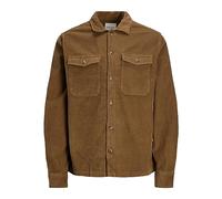 JACK & JONES Jjedallas Corduroy Overshirt LS SN Camicia, Lontra, S Uomo