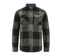 Jack & Jones Jjedarren Buffalo Overshirt LS Noos, Oliva impolverato, S