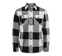 JACK & JONES Jjedarren Buffalo Overshirt LS Noos Pantaloni in Tessuto, Sussurro Bianco, M Uomo