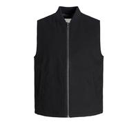 JACK & JONES Vest Jjedover-Gilet Noos, Nero, M Uomo