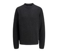 JACK & JONES Jjedover Knit Crew Neck SN, Nero, XL Uomo