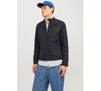 Jack & Jones Dylan Biker Leather Jacket Nero M Uomo