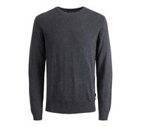 JACK & JONES Jjeemil Knit Crew Neck Noos, Maglione Lavorato a Maglia Uomo, Dark Grey Melange, XL
