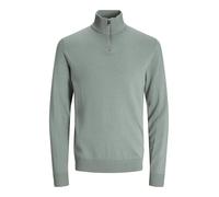 JACK & JONES Jjeemil Knit Half Zip Noos Maglione Lavorato a Maglia, Iceberg Green, M Uomo
