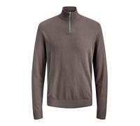 JACK & JONES Jjeemil Knit Mezza Zip Noos, Falcon, XL, Falco, XL
