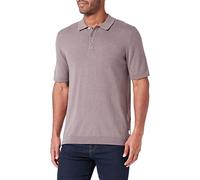 JACK & JONES Jjeemil Knit Polo S/S SN, Desert Sage, S Uomo