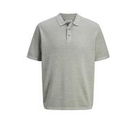 JACK & JONES Jjegeorge-Polo a Maglia SS SN, Iceberg Green/Detail:w. Cloud Dancer, M Uomo