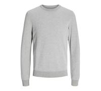 Jack & Jones Jjeglobe Knit Crew Neck Noos Maglione da Uomo, Chiaro Grigio Melange, M