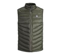 JACK & JONES Jjehero Bodywarmer Collar Noos Giacca trapuntata, Rosa cerniera a contrasto, L Uomo