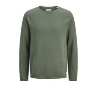 JACK & JONES Jjehill Knit Crew Neck Noos, Laurel Wreath, S Uomo
