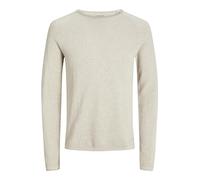 JACK & JONES JJEHILL KNIT CREW NECK NOOS, Maglione, Uomo, Beige, L