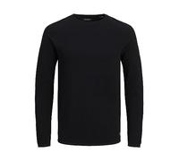 JACK & JONES JJEHILL KNIT CREW NECK NOOS, Maglione, Uomo, Black 321, S