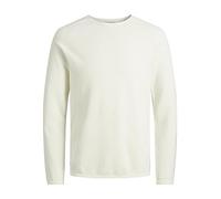JACK & JONES JJEHILL KNIT CREW NECK NOOS, Maglione, Uomo, Cloud Dancer, M