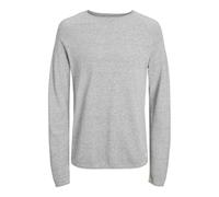JACK & JONES JJEHILL KNIT CREW NECK NOOS, Maglione, Uomo, Light Grey Melange Light Grey Melange, M