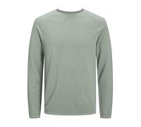 JACK & JONES JJEHILL KNIT CREW NECK NOOS, Maglione, Uomo, Slate Gray/Detail: Twisted, M