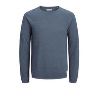 JACK & JONES Jjehill Knit Crew Neck Noos, Miraggio Blu, M