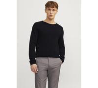Jack & Jones - JJEHILL KNIT CREW NECK NOOS Nero - Abbigliamento M Nero
