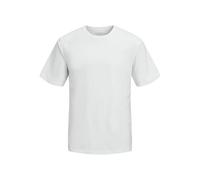 JACK & JONES JJEJAXON SS SN - Maglia a Girocollo, Bianco, M