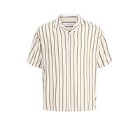 JACK & JONES Jjejeff Resort Stripe Shirt S/S SN, Oliva impolverato, M