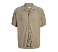 JACK & JONES Jjejeff Solid Resort Maglietta S/S SN Camicia a Maniche Corte, Coriandolo, L Uomo