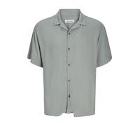 JACK & JONES Jjejeff Solid Resort Maglietta S/S SN Camicia a Maniche Corte, Iceberg Green, XL Uomo