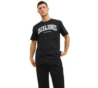 JACK & JONES JJEJOSH TEE SS CREW NECK NOOS, T-Shirt Uomo, Nero (Black), S