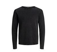 JACK & JONES Jjeleo Knit Crew Neck Noos, Maglione, Caviale, M