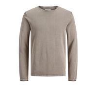 JACK & JONES Jjeleo Knit Crew Neck Noos, Maglione, Crockery, M