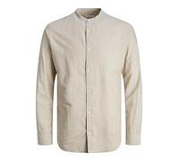 JACK & JONES Jjelinen-Maglietta a Fascia LS SN Pantaloni, Crockery, XL Uomo