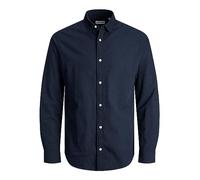 JACK & JONES Jjelinen Shirt LS SN Pantaloni, Blazer Blu Marine, M Uomo