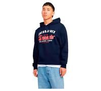 JACK&JONES JJELOGO Felpa con Cappuccio 2 col 24/25 Noos, Sky Captain, XXL