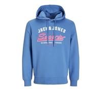 JACK & JONES Jjelogo Sweat Hood 2 col 24/25 Noos Felpa con Cappuccio, Costa del Pacifico, S Uomo