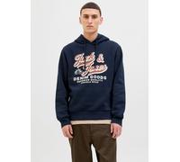 Jack & Jones - Jjelogo Sweat Hood 2 Col 25/26 Noos Blu - Abbigliamento XL Blu