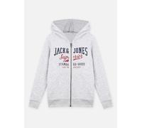 Jack & Jones - Jjelogo Sweat Zip H 2 Col2223 Noos Jnr Grigio - Abbigliamento 10A Grigio