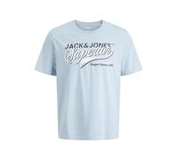 JACK & JONES Jjelogo Tee S O-Neck 2 col Ss26 SN, Celestial Blu, XXL