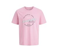JACK & JONES Jjelogo Tee S O-Neck 2 col Ss26 SN, Prism Pink, L