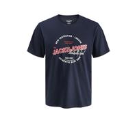 JACK & JONES Jjelogo Tee S O-Neck 2 col Ss26 SN, Sky Captain, XL
