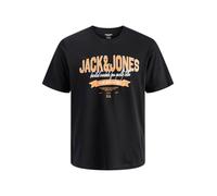 JACK & JONES Jjelogo Tee SS O-Collo 2 col Ss26 SN, Nero, S, Nero, S